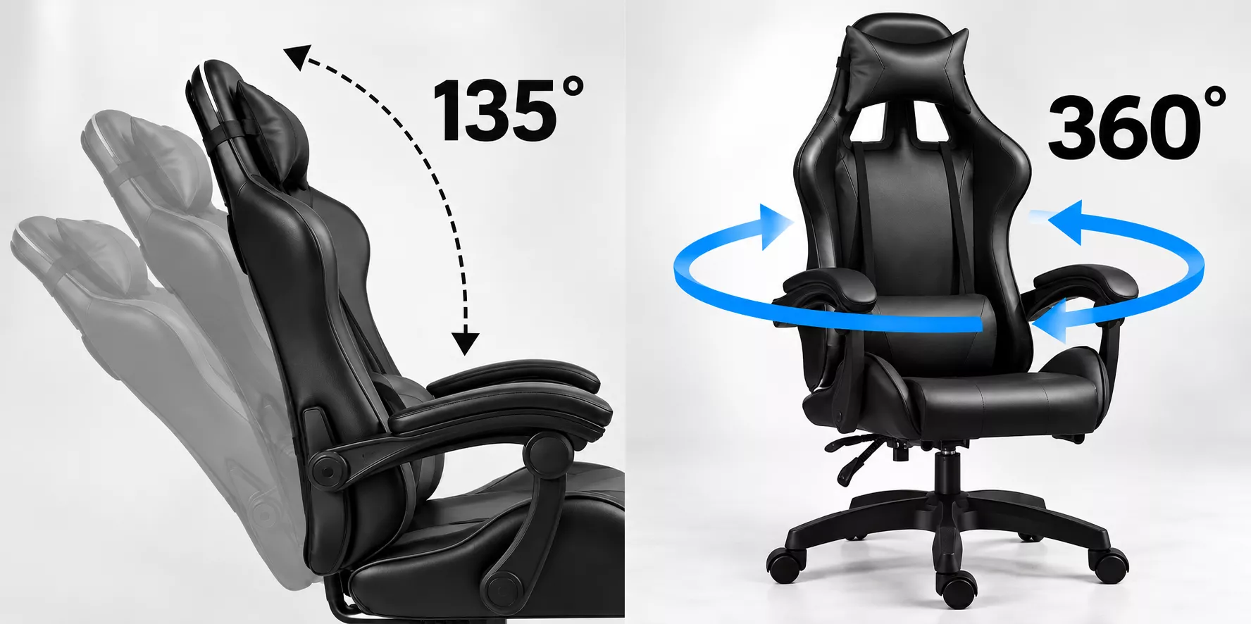 כסא גיימינג איכותי NINJA EXREME דגם PRO4 עם גב גבוה בצבע שחור ***במכירה מוקדמת 21 ימי עסקים