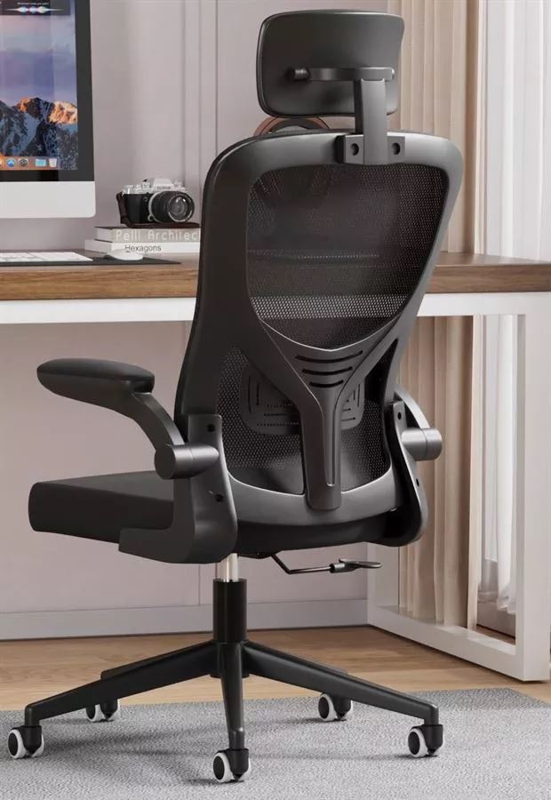 כסא מנהלים ארגונומי דגם XP-3 עם גב גבוה ומשענת ראש צבע שחור ***מורכב לאיסוף עצמי בלבד