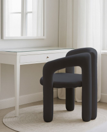 כסא בד מעוצב דגם Milano צבע שחור במכירה מוקדמת 21 ימי עסקים newdeal