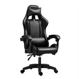 כסא גיימינג איכותי דגם PRO4 עם גב גבוה בצבע שחור מתצוגה ועודפים newdeal