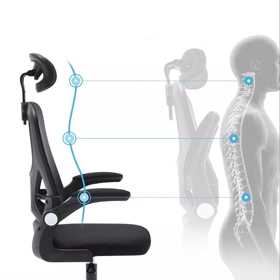 כיסא מנהלים יוקרתי דגם HI-TECH עם ידיות מתכווננות ומשענת ראש במכירה מוקדמת 21 ימי עסקים
