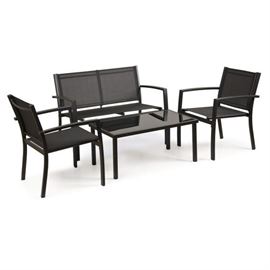 סט ריהוט גן 2+1+1 + שולחן תואם דגם FLORENCE newdeal
