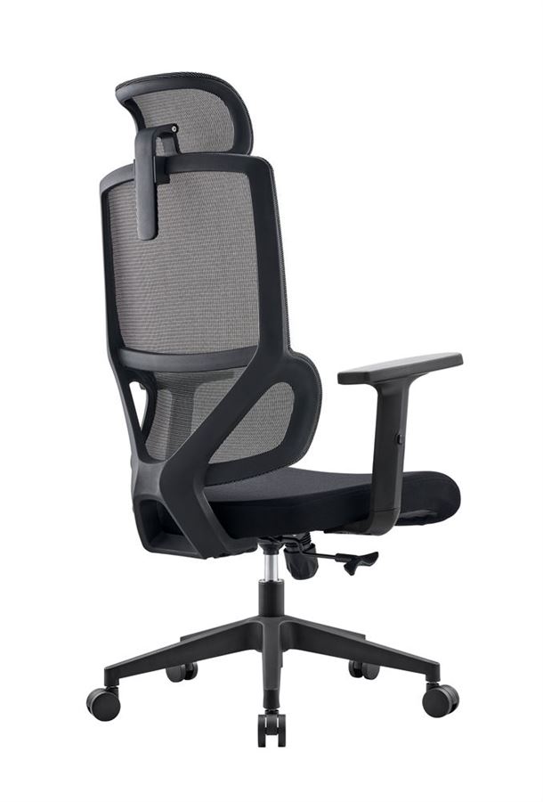 כסא מנהלים גבוה עם כרית תמיכה וידיות מתכווננות דגם XP-8 מתצוגה ועודפים