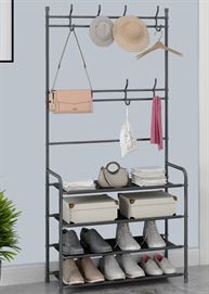 מתלה בגדים עם מקום אחסון דגם FRED מתצוגה ועודפים newdeal