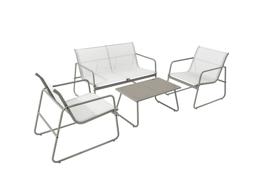 מערכת ישיבה ארבעה חלקים דגם TOLOZ צבע לבן במכירה מוקדמת 21 ימי עסקים