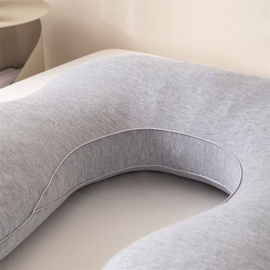 כרית הריון ויסקו מפנקת מבית B.k.import צבע אפור