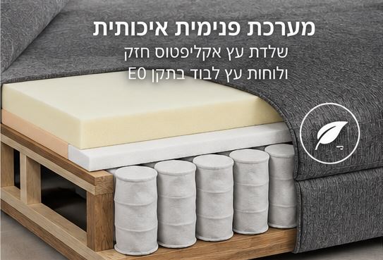 מערכת ישיבה לסלון 3+2 דגם CLASSIC ***במכירה מוקדמת 45 ימי עסקים