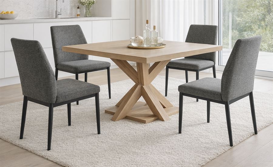 רביעיית כסאות לפינת אוכל דגם MADRID לחברי BoomBuy