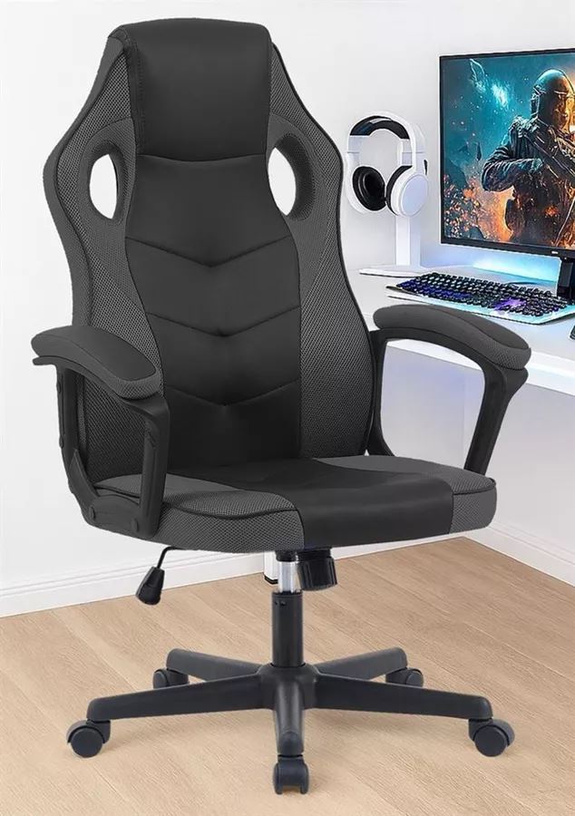 כסא גיימינג דגם Gamer צבע שחור מתצוגה ועודפים