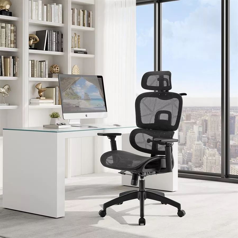 מבצע! כסא מנהלים עם מושב HOLLOW וידיות 3D דגם TPX-18