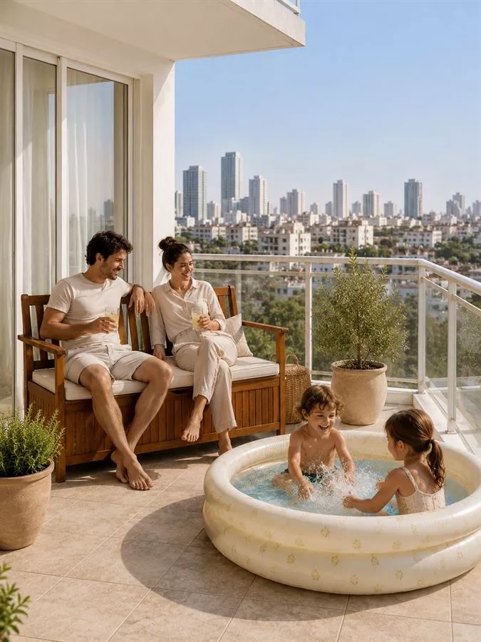 ספסל זוגי עם תא אחסון דגם Paradise מתצוגה ועודפים