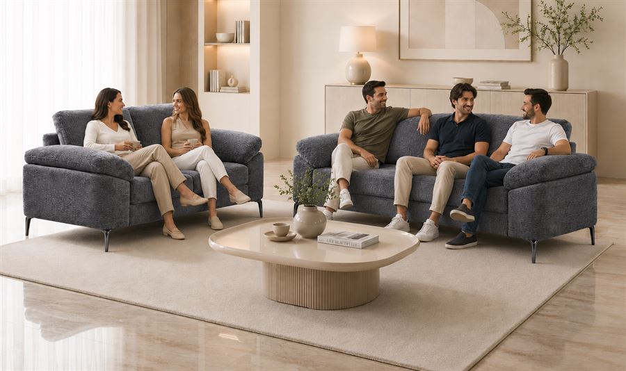 מערכת ישיבה לסלון 3+2 דגם CLASSIC ***במכירה מוקדמת 45 ימי עסקים