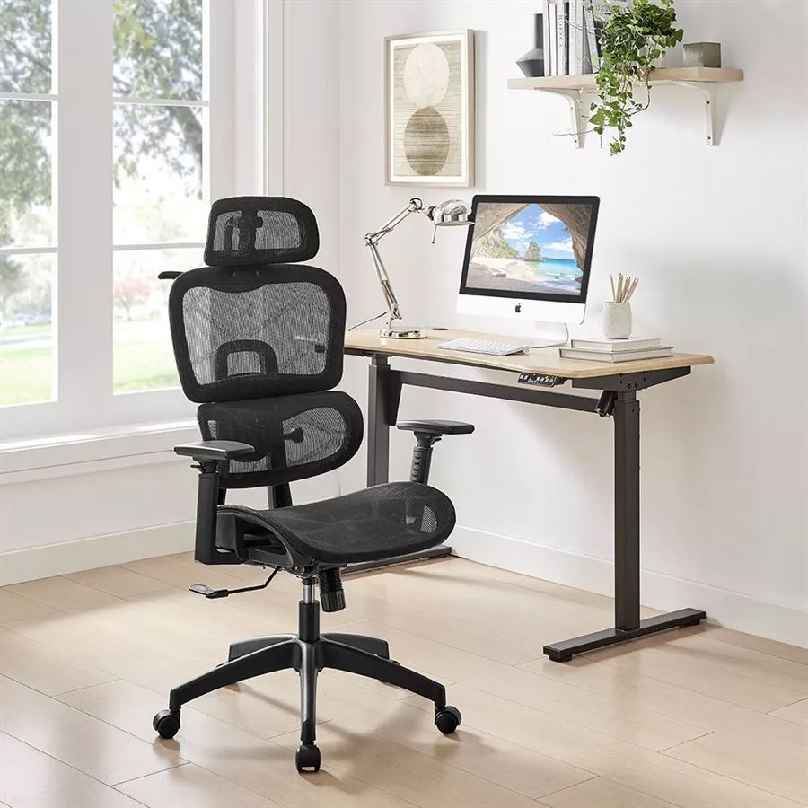 מבצע! כסא מנהלים עם מושב HOLLOW וידיות 3D דגם TPX-18