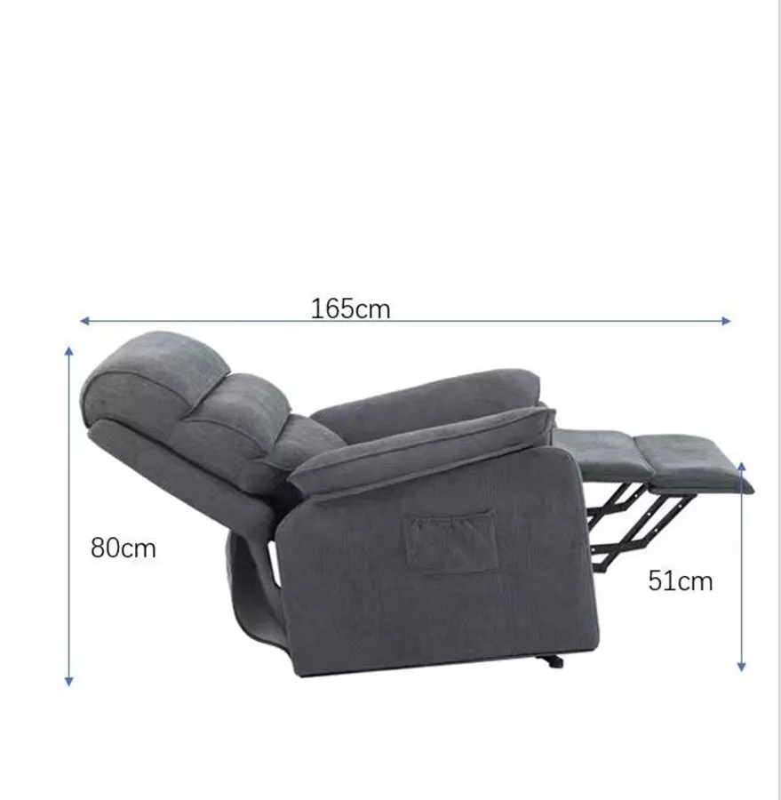 כורסת קימה חשמלית COMFY EASY LIFT צבע אפור בהיר מתצוגה ועודפים