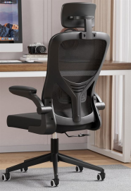 כסא מנהלים ארגונומי דגם XP-3 עם גב גבוה ומשענת ראש צבע שחור ***ללא אריזה מקורית newdeal