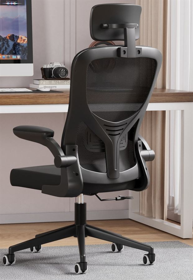 כסא מנהלים ארגונומי דגם XP-3 עם גב גבוה ומשענת ראש צבע שחור ***ללא אריזה מקורית