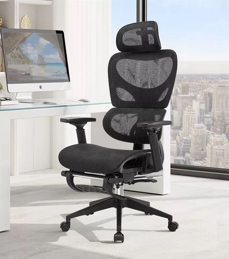 כסא מנהלים עם הדום נשלף וידיות מתכווננות דגם XP-20 מתצוגה ועודפים