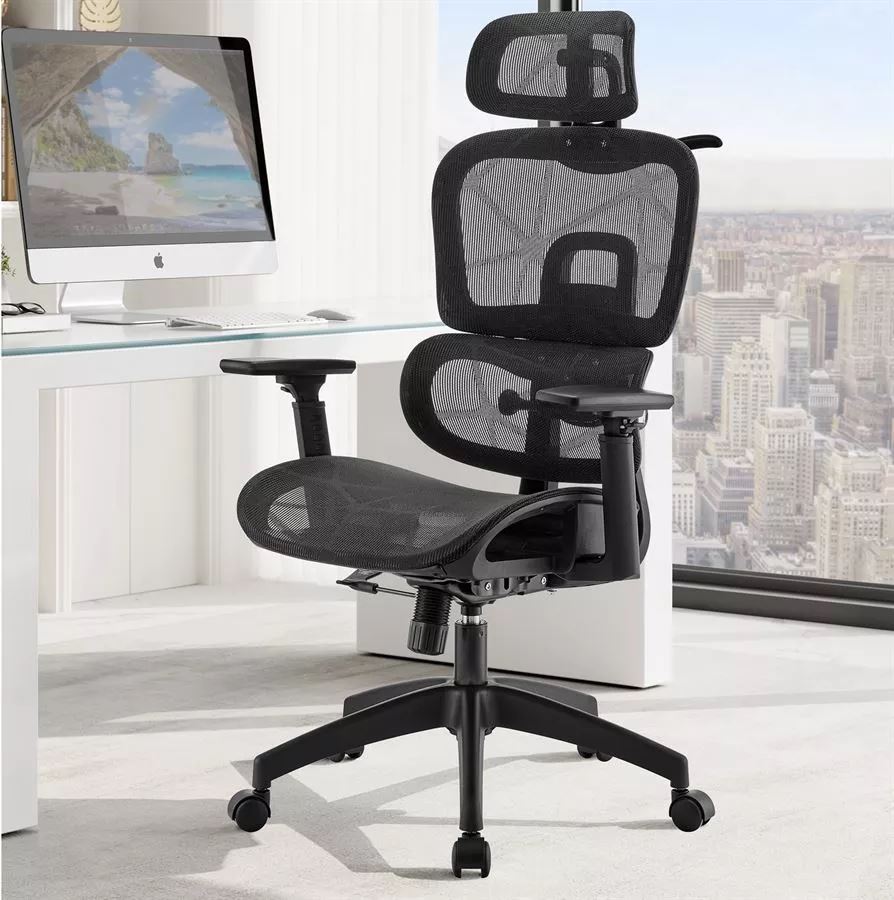 מבצע! כסא מנהלים עם מושב HOLLOW וידיות 3D דגם TPX-18