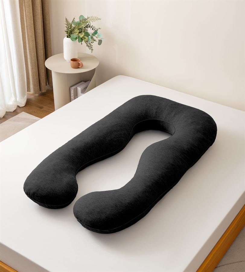 כרית הריון ויסקו מפנקת מבית B.k.import צבע אפור כהה