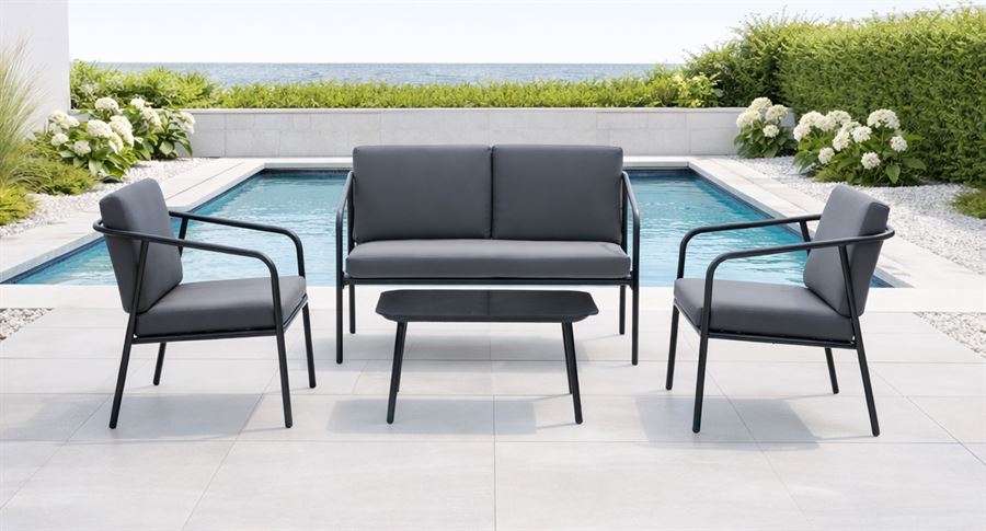 מערכת ישיבה לחצר כולל שולחן תואם דגם Granada במכירה מוקדמת 45 ימי עסקים