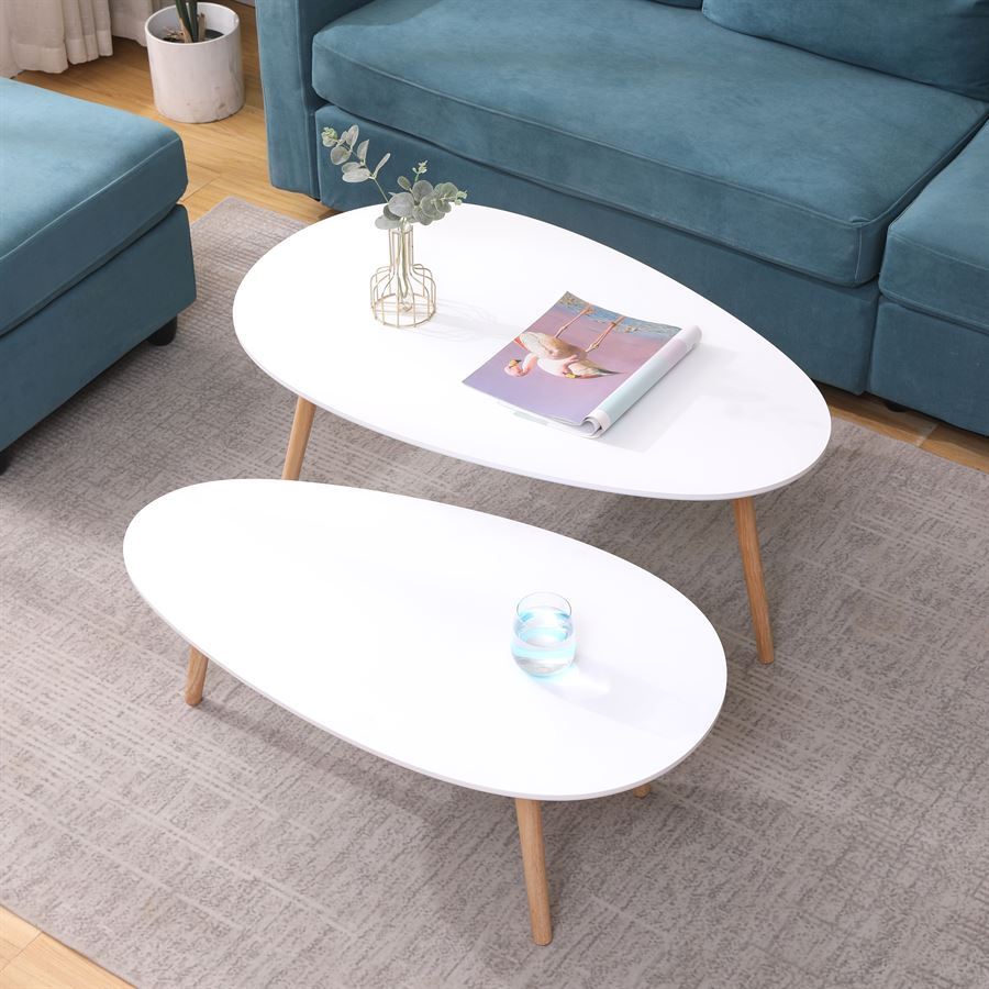 זוג שולחנות סלון