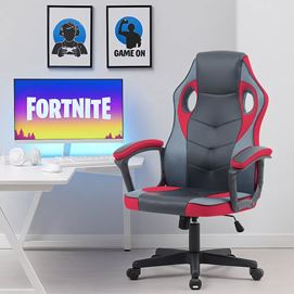 כסא גיימינג דגם Gamer צבע שחור אדום מתצוגה ועודפים newdeal