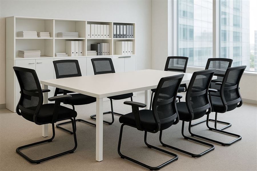 סט 2 כסאות המתנה/חדר ישיבות עם ידיות מתכווננות דגם XP-18 מתצוגה ועודפים