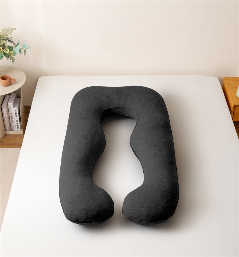 כרית הריון ויסקו מפנקת מבית B.k.import צבע אפור כהה