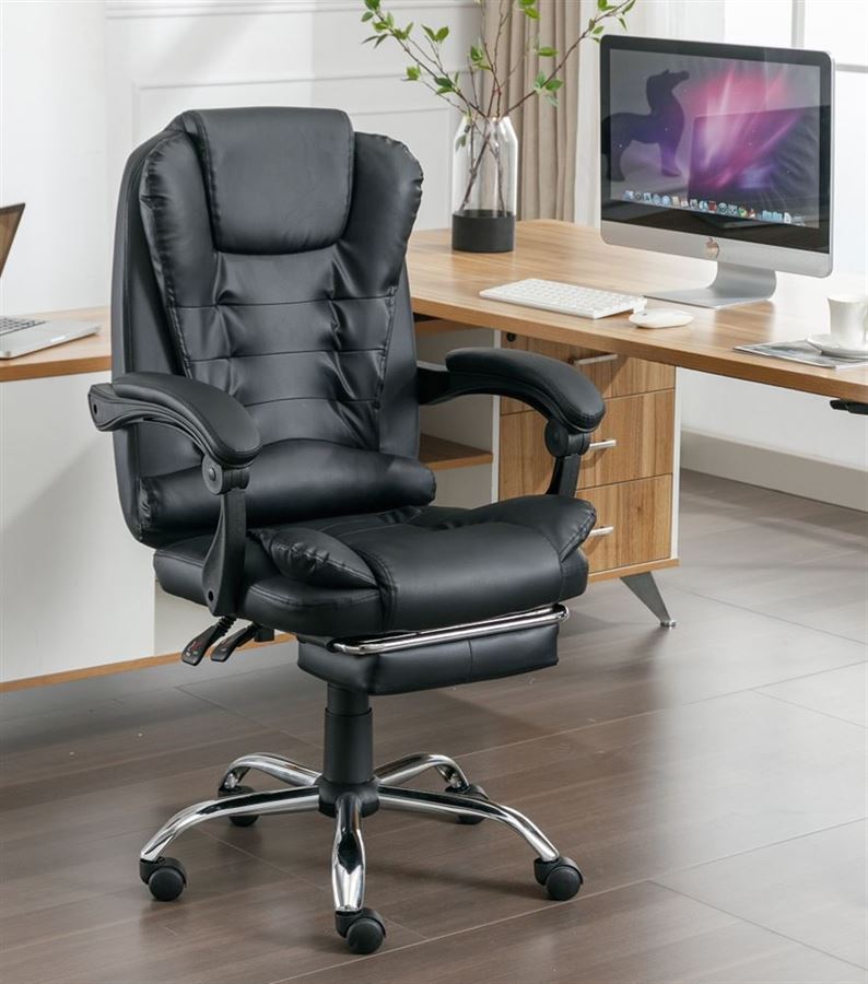 מידות כסא מנהלים עם הדום 