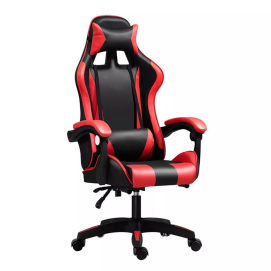 כסא גיימינג איכותי NINJA EXREME דגם PRO4 עם גב גבוה בצבע שחור אדום ***ללא אריזה מקורית newdeal