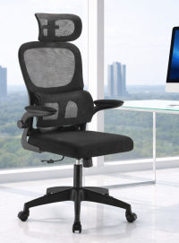 כסא מנהלים עם משענת גב וידיות מתכווננות דגם XP-40 צבע שחור במכירה מוקדמת 14 ימי עסקים newdeal