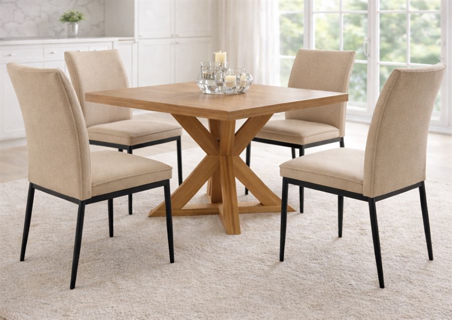 רביעיית כסאות לפינת אוכל דגם Henry