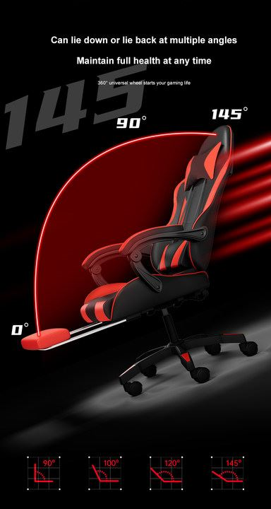 כסא גיימינג איכותי NINJA EXREME דגם PRO4 עם גב גבוה בצבע שחור ***ללא אריזה מקורית