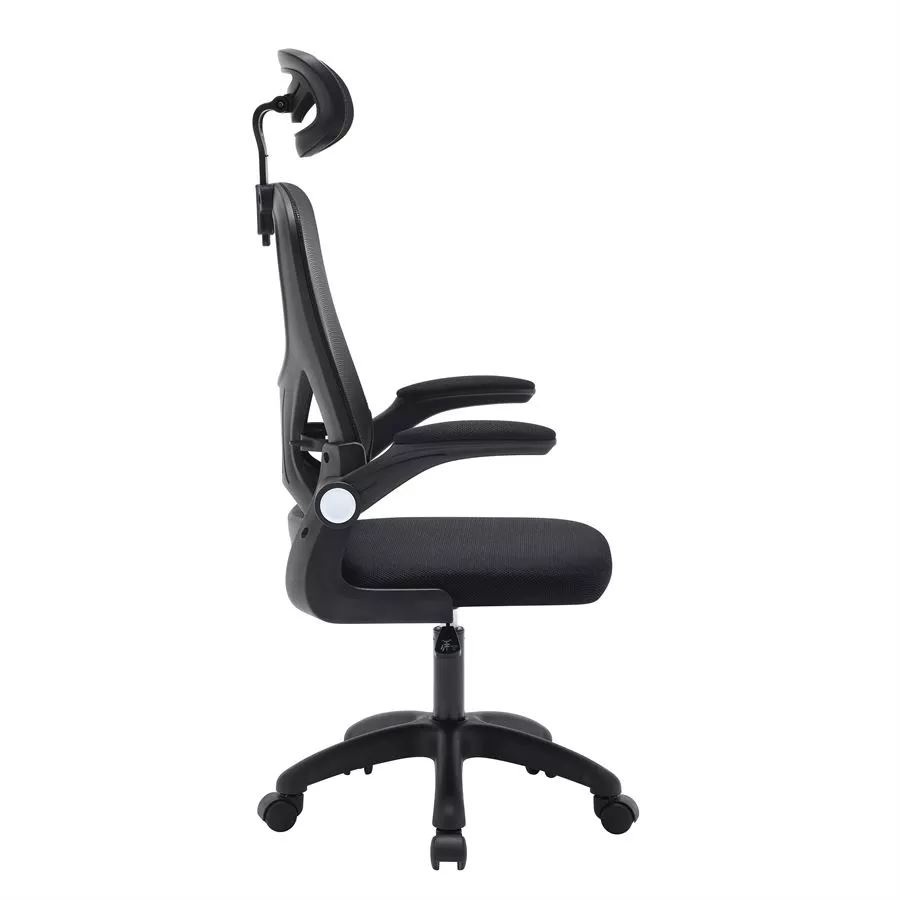 כיסא מנהלים יוקרתי דגם HI-TECH עם ידיות מתכווננות ומשענת ראש במכירה מוקדמת 21 ימי עסקים