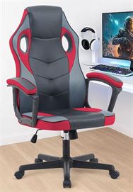 כסא גיימינג דגם Gamer צבע שחור אדום מתצוגה ועודפים newdeal